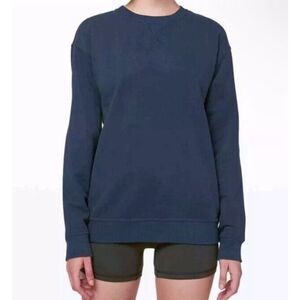 lululemon athletica Navy Crew Neck Sweatshirt